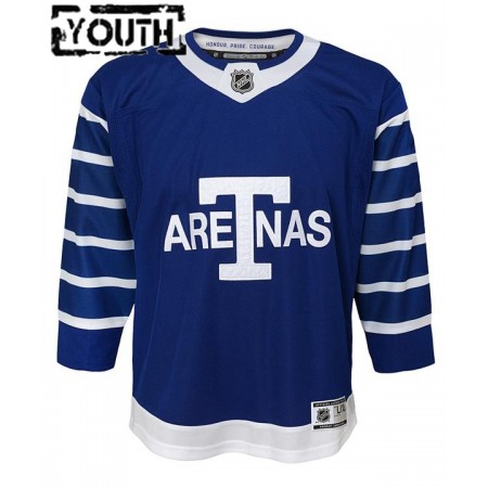 Kinder Eishockey Toronto Maple Leafs Toronto Arenas Trikot Blau Vintage Authentic